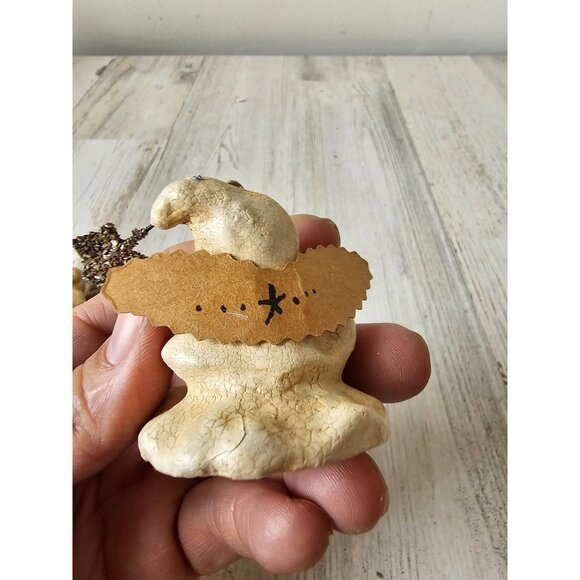 Vintage Nicole sayre angel cherub ornament fairy Star sparkle Xmas decor tree un - Picture 9 of 11